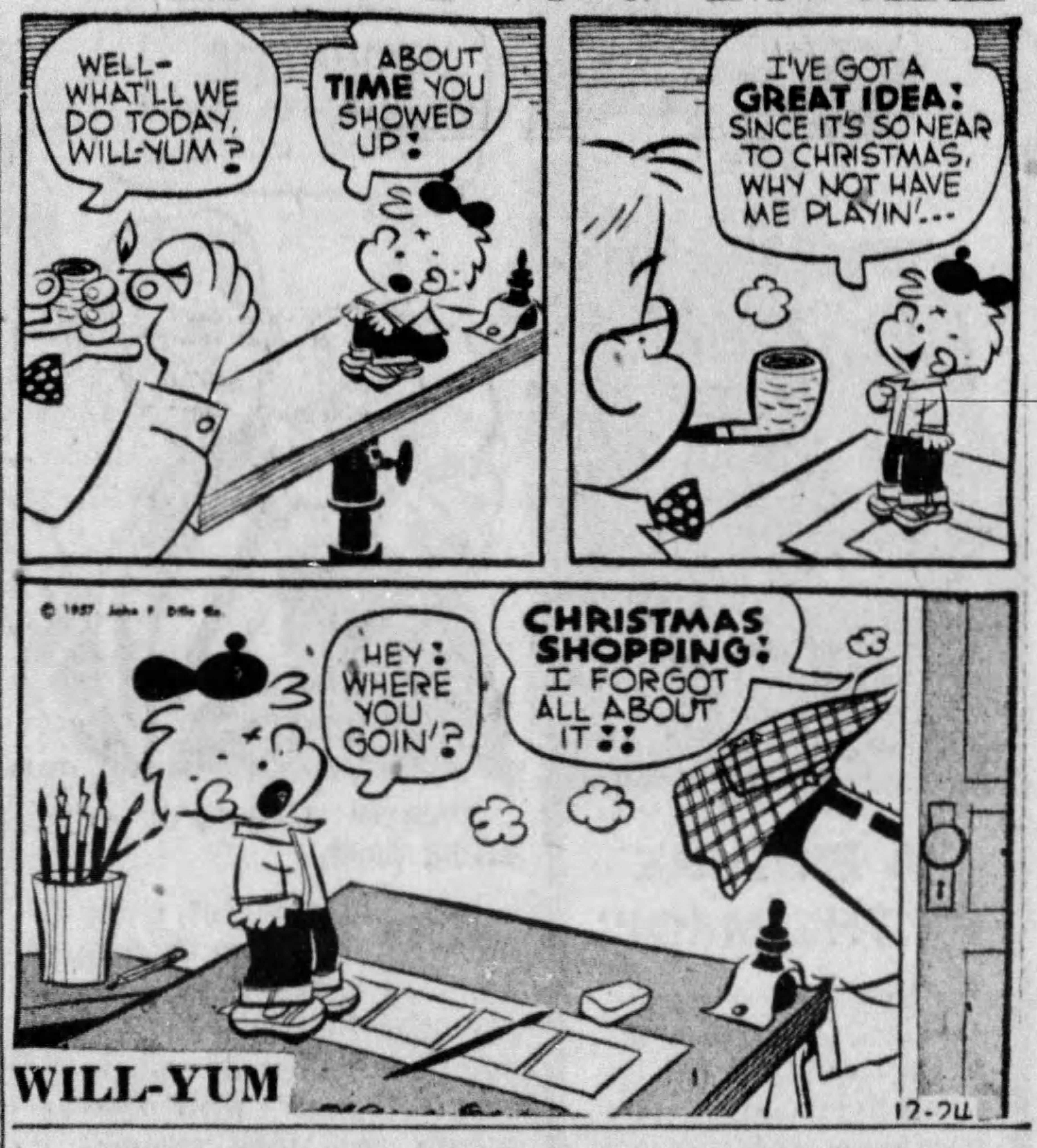 Will-Yum, December 24, 1957