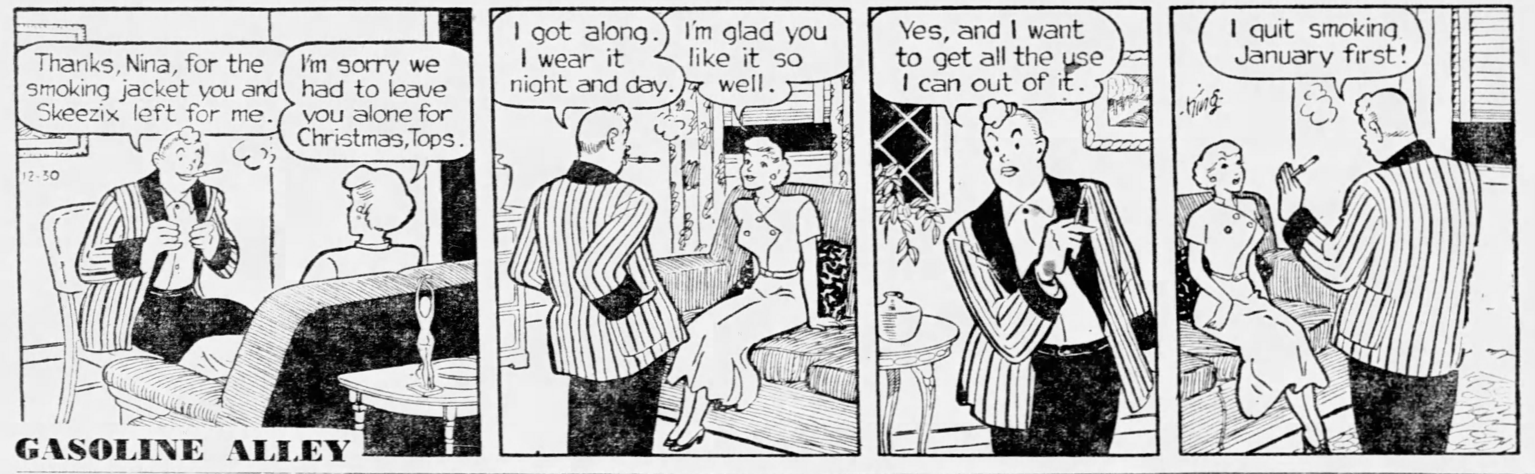 Gasoline Alley, December 30, 1952