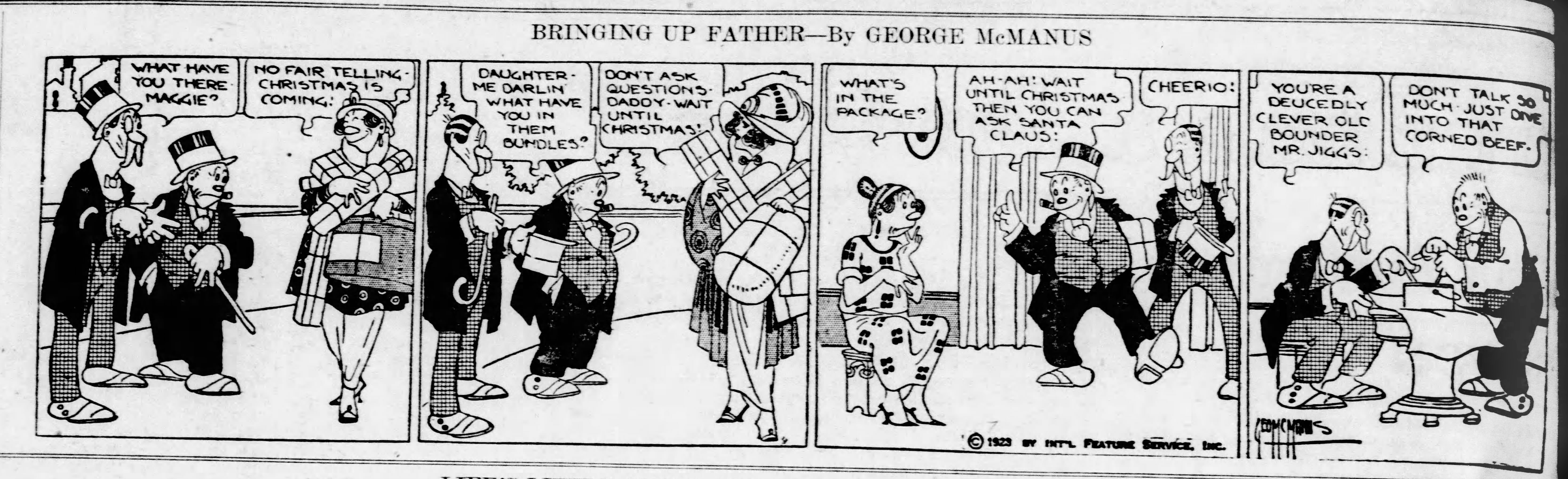 Bringing Up Father, December 17, 1923