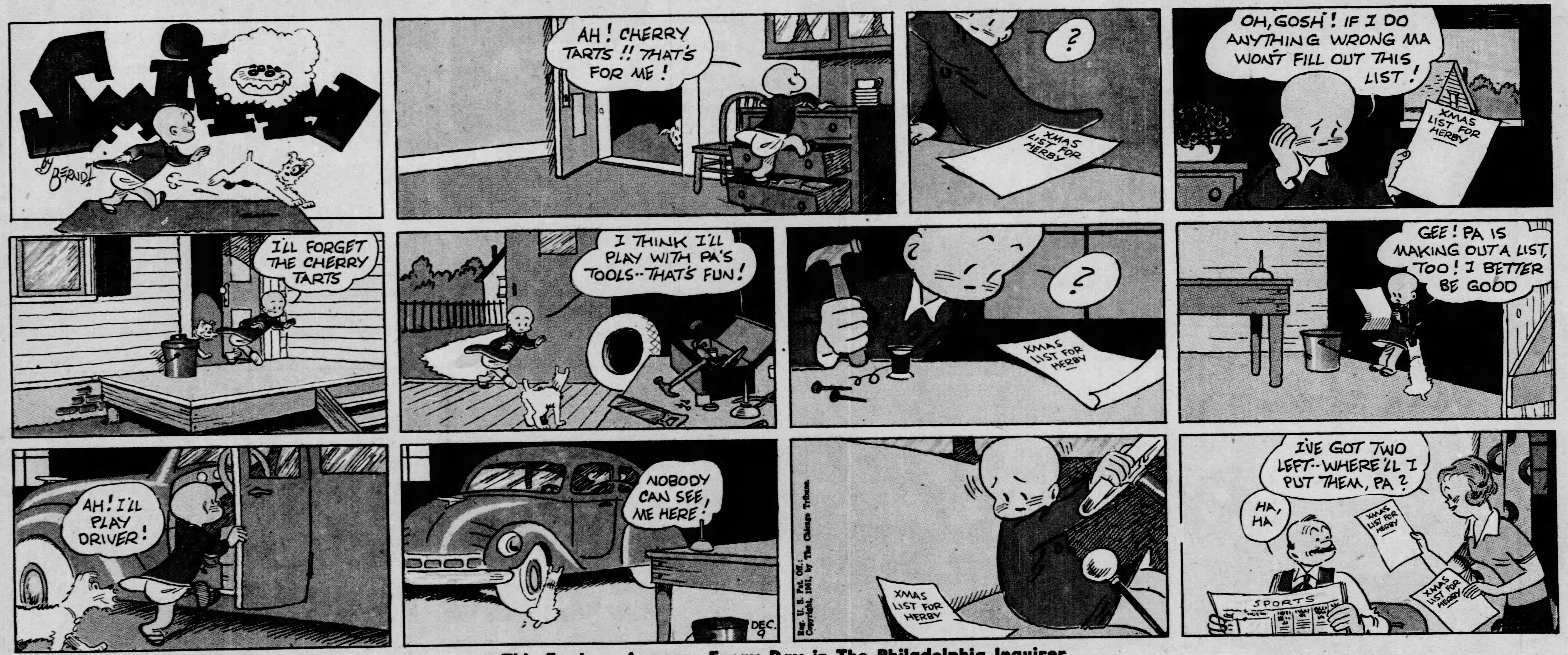 Smitty, December 9, 1951