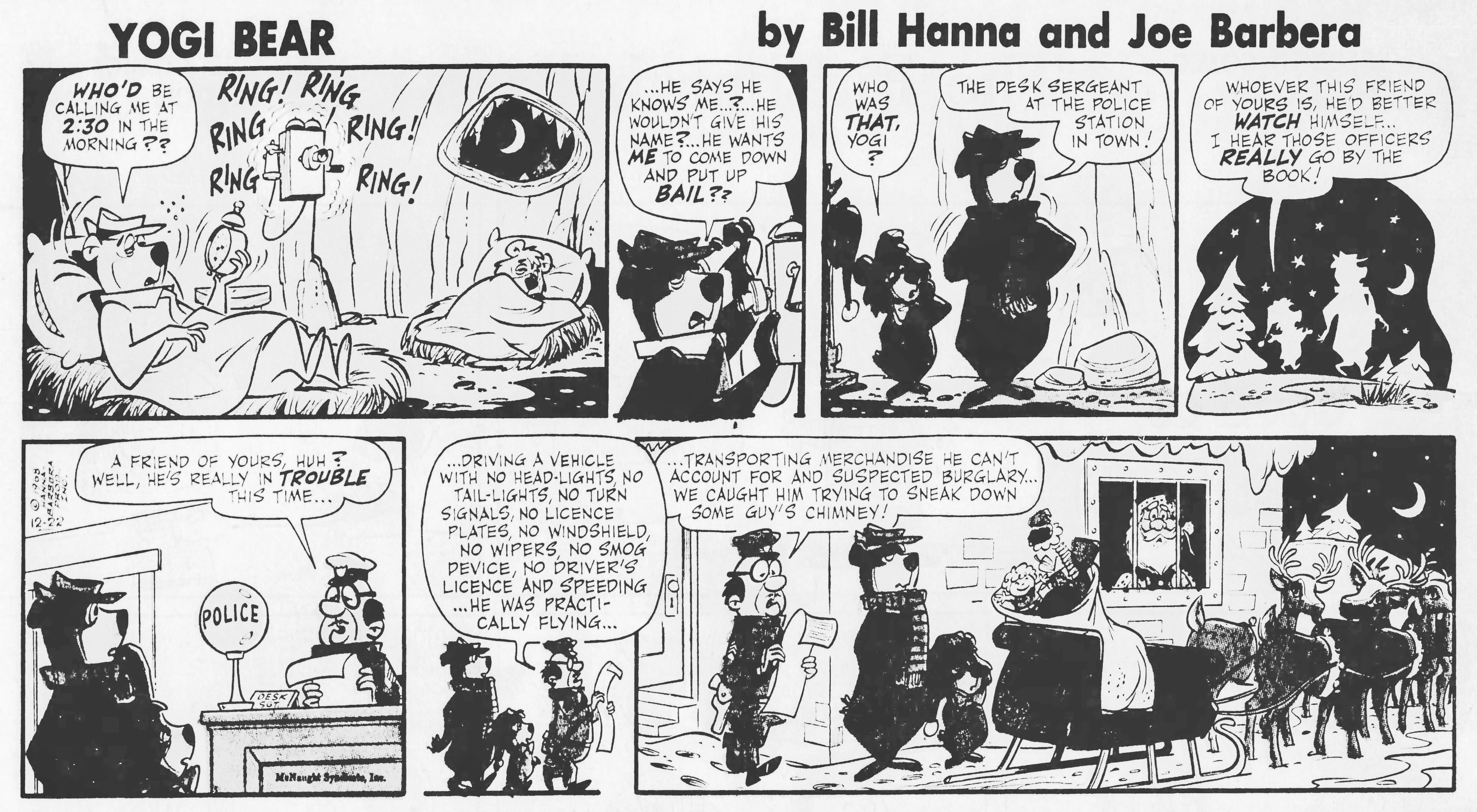 Yogi Bear, December 22, 1968