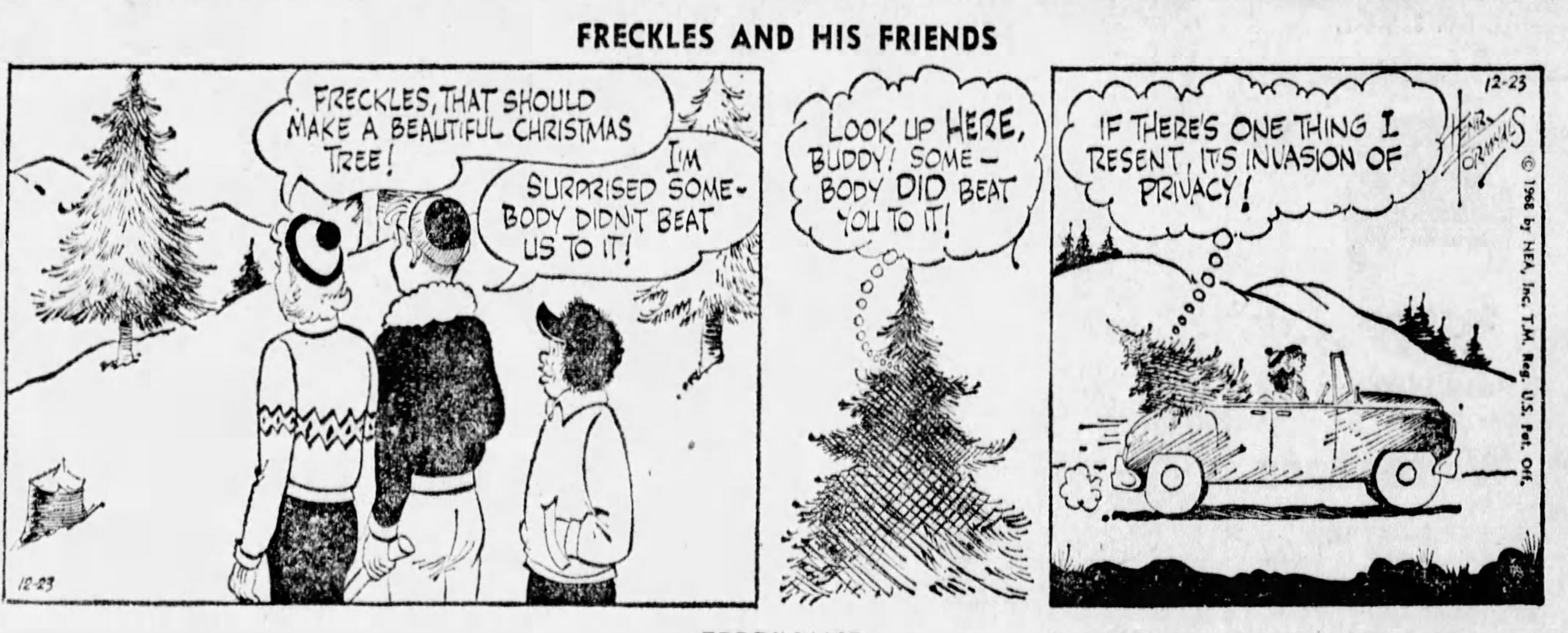 Freckles and His Friends, December 23, 1968