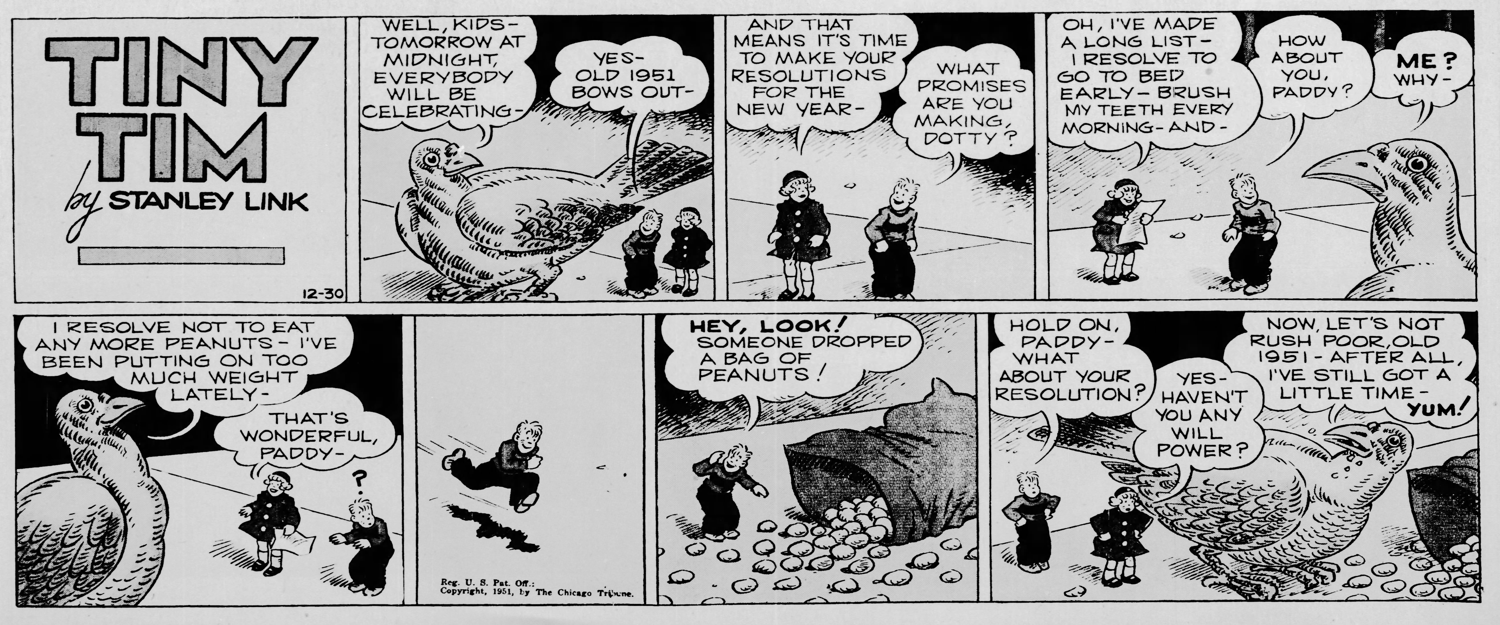 Tiny Tim, December 30, 1951