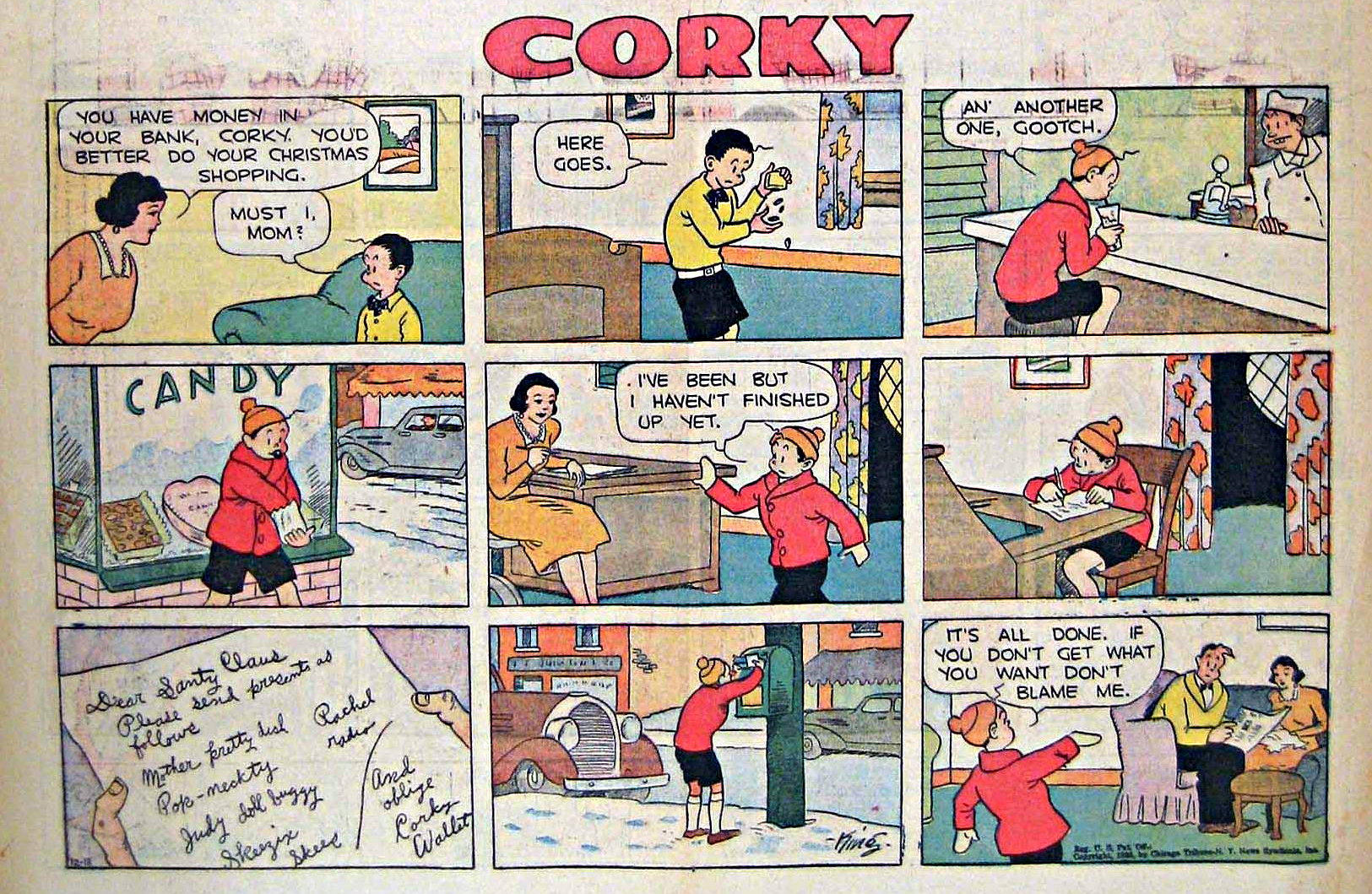 Corky, December 18, 1938