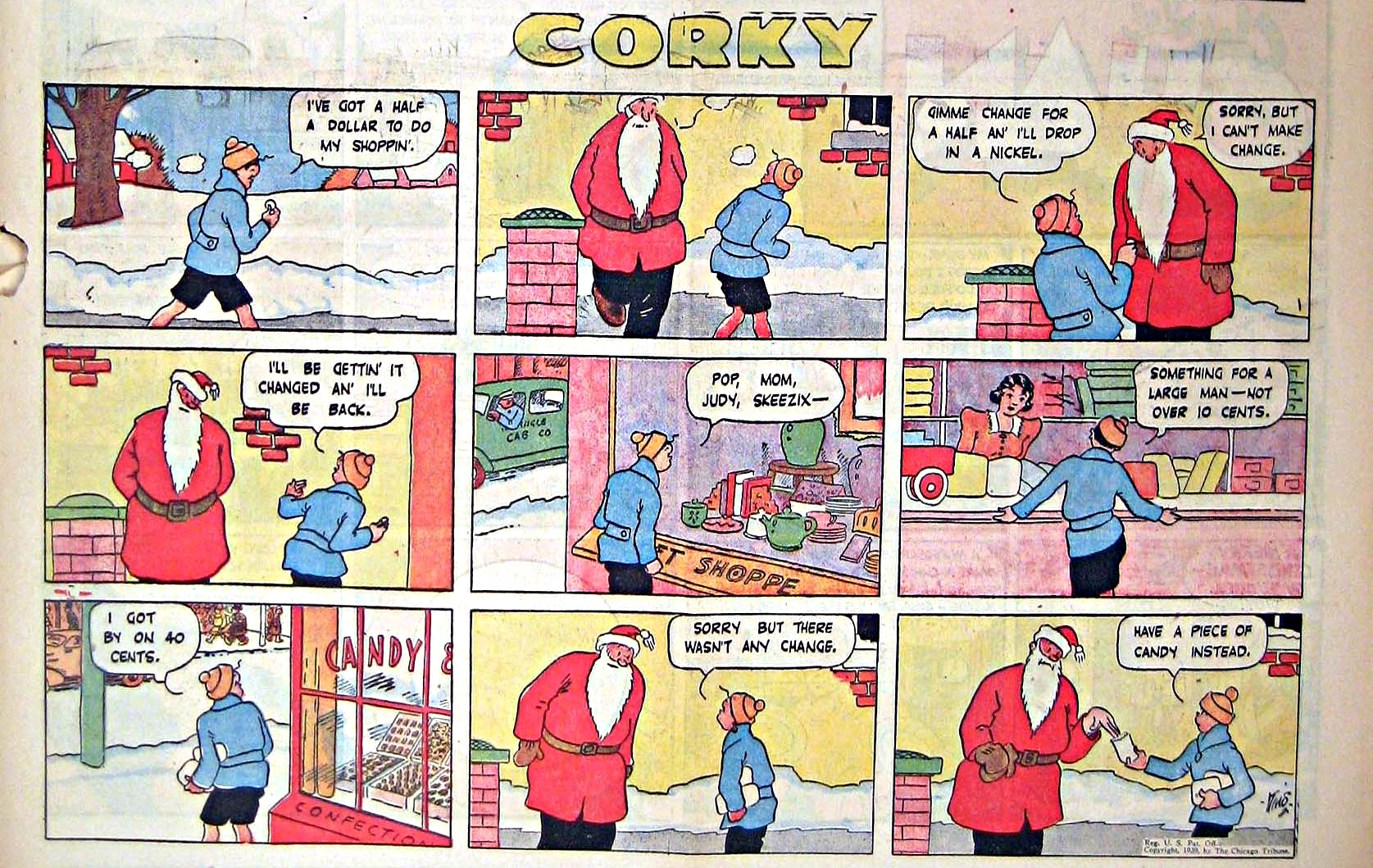 Corky, December 24, 1939