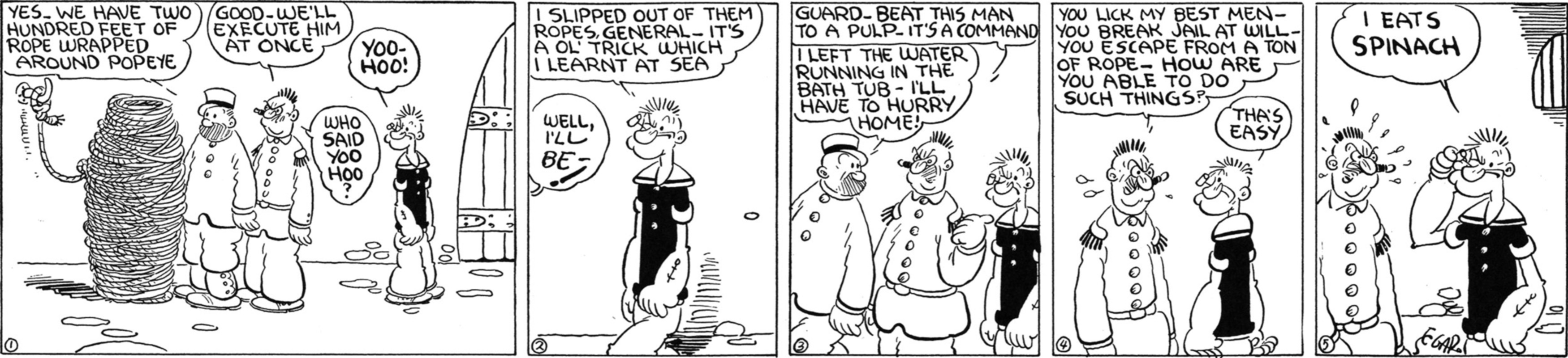 Thimble Theater, June 26, 1931