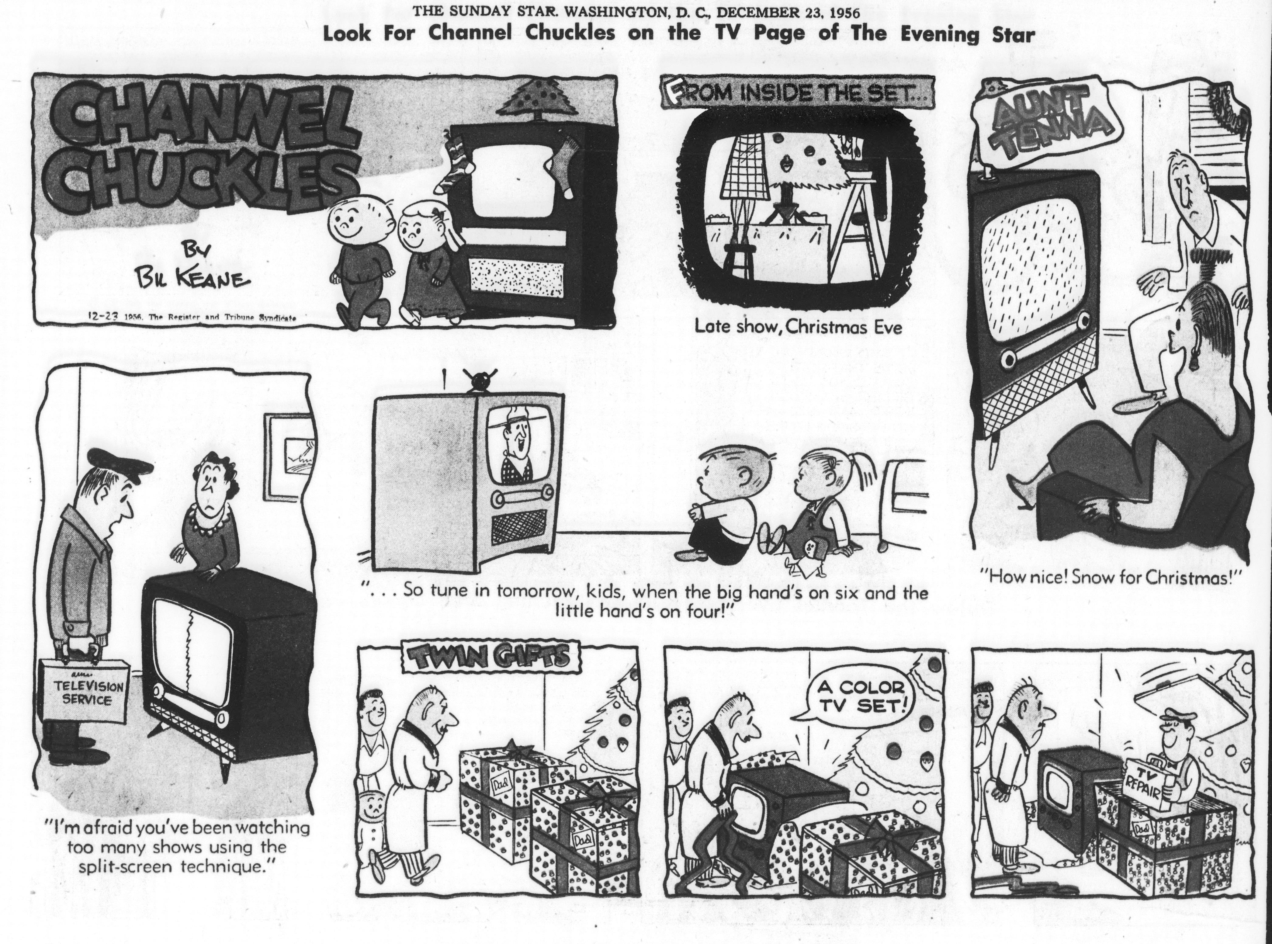 Channel Chuckles, December 23, 1956