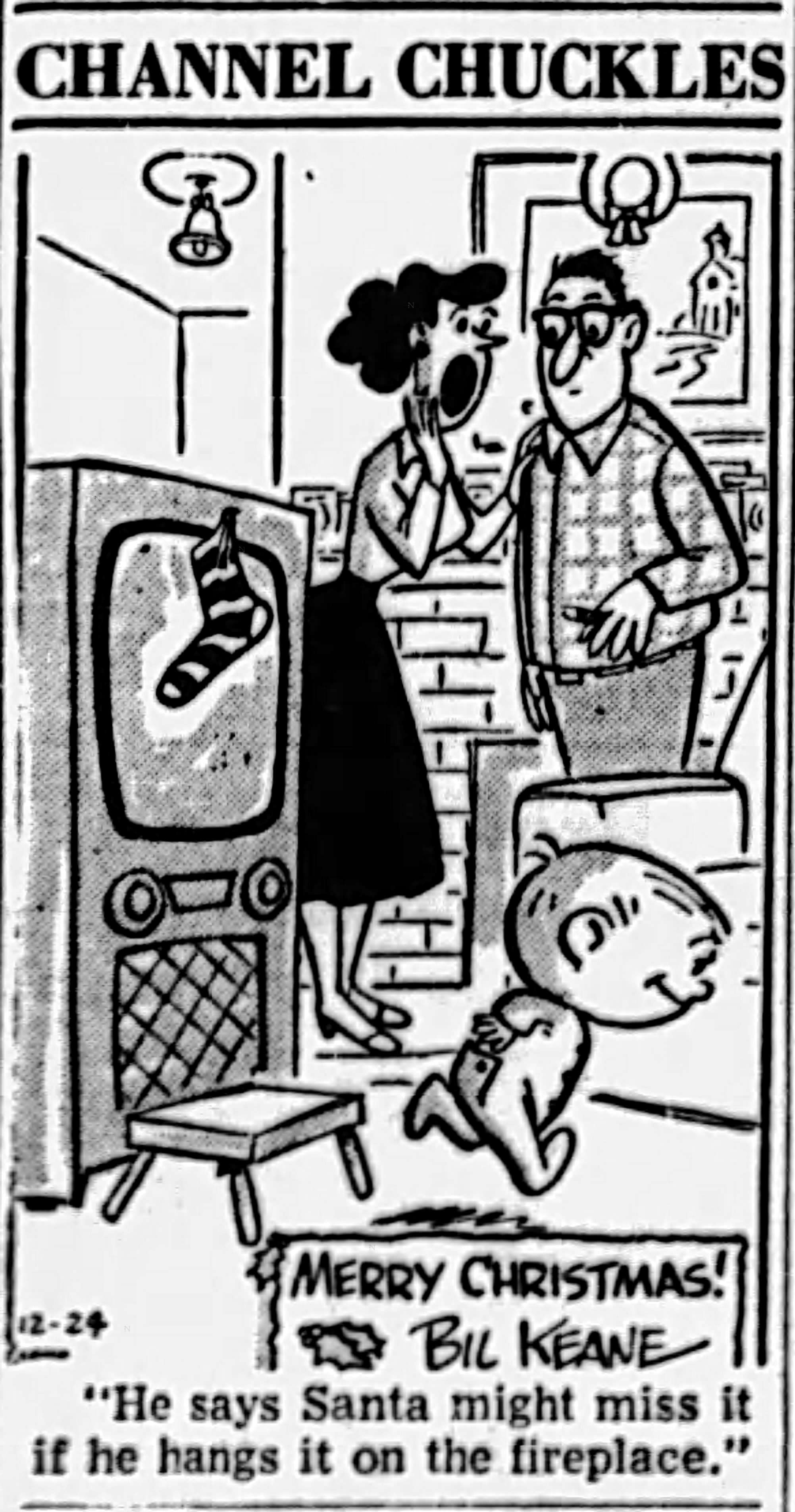Channel Chuckles, December 24, 1954 Channel Chuckles, December 24, 1954